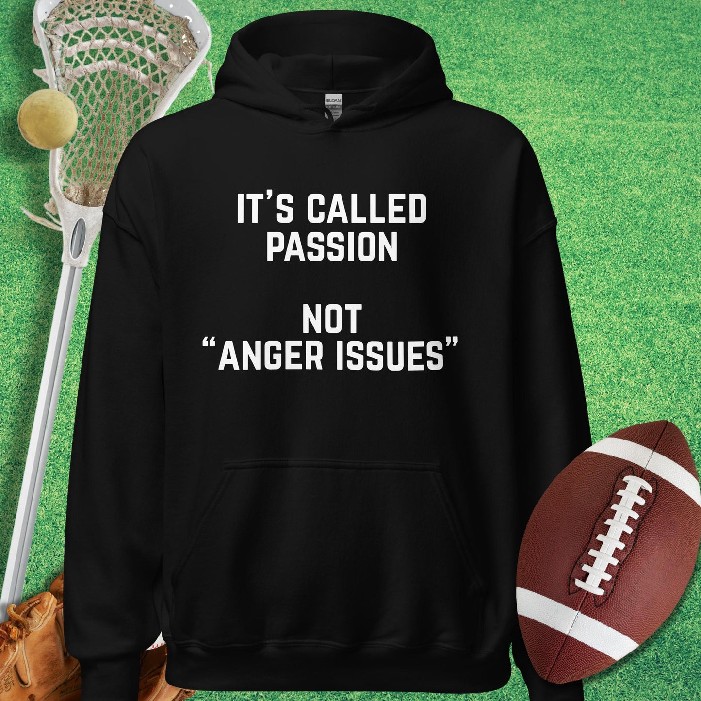It's Called Passion Hoodie in Black - game day Hoodie | Sideline Gods