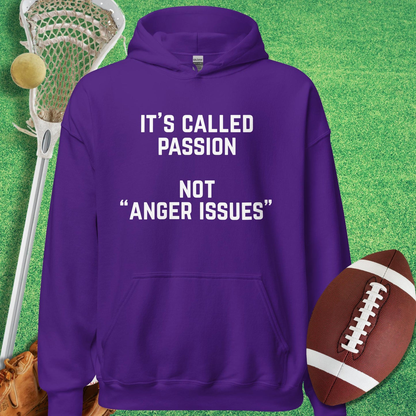 It's Called Passion Hoodie in Purple - sports parents Hoodie funny | Sideline Gods