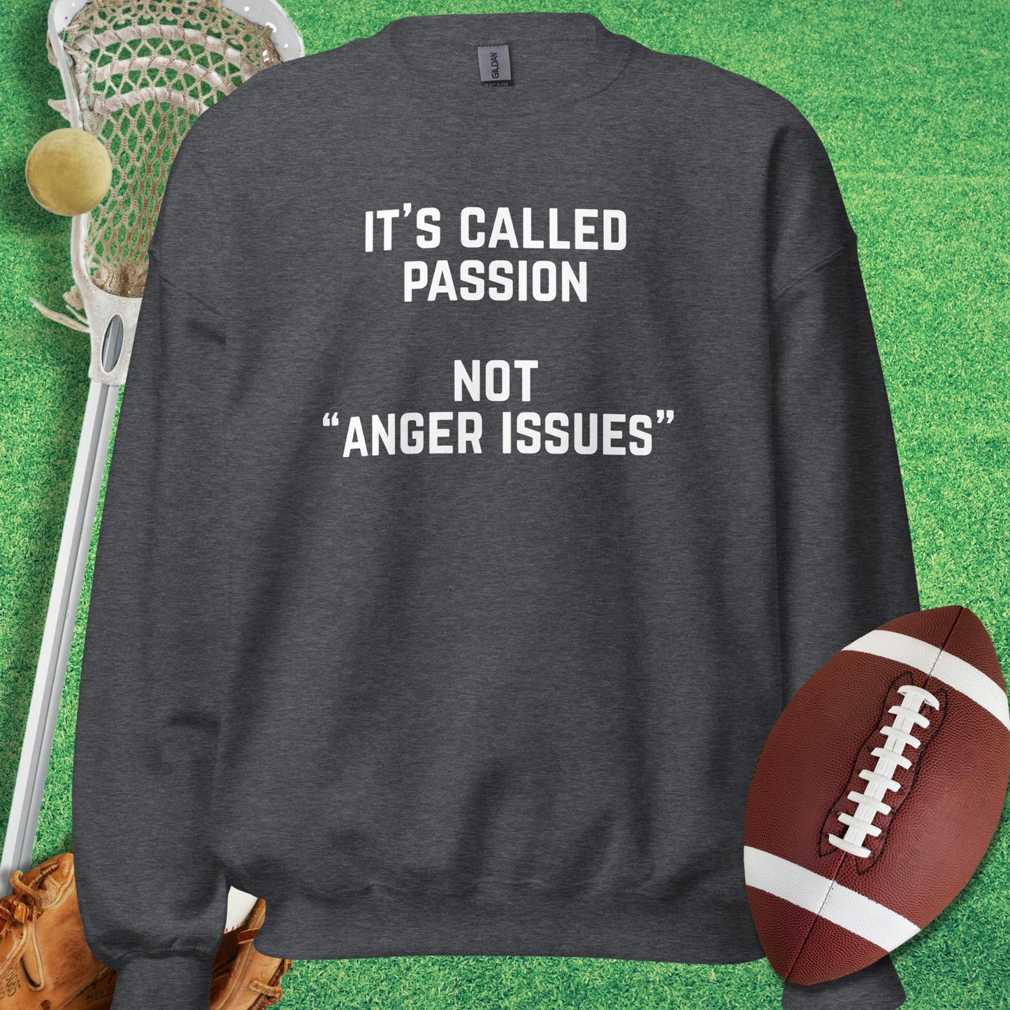 It's Called Passion Sweatshirt in Dark Heather - game day Sweatshirt | Sideline Gods