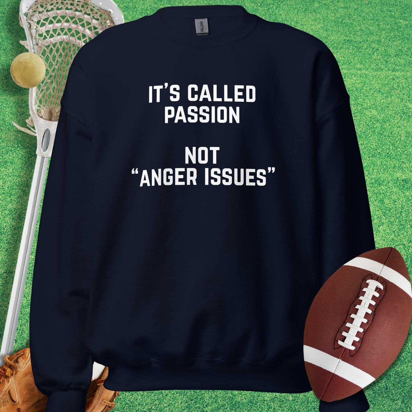 It's Called Passion Sweatshirt in Navy - sports parents Sweatshirt | Sideline Gods