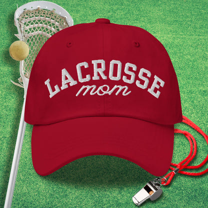 Lacrosse Mom Script Hat in Carnberry - Lacrosse Mom Tournaments Hat | Sideline Gods