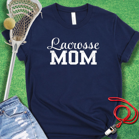 Lacrosse Mom T-Shirt in Navy - Lacrosse Mom T-Shirt | Sideline Gods