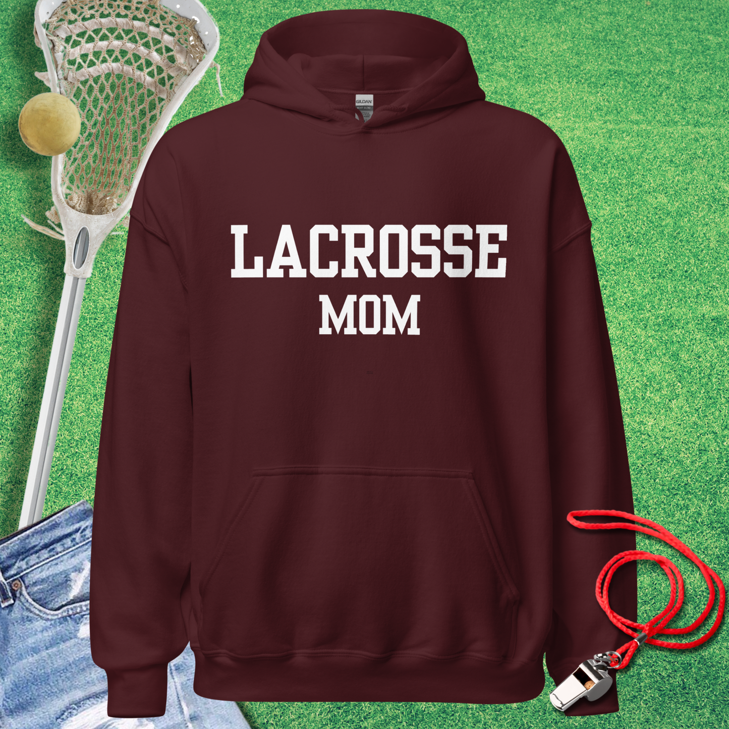 Varsity Lacrosse Mom Hoodie