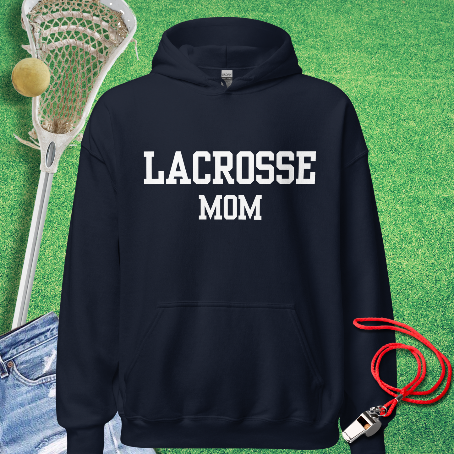 Varsity Lacrosse Mom Hoodie