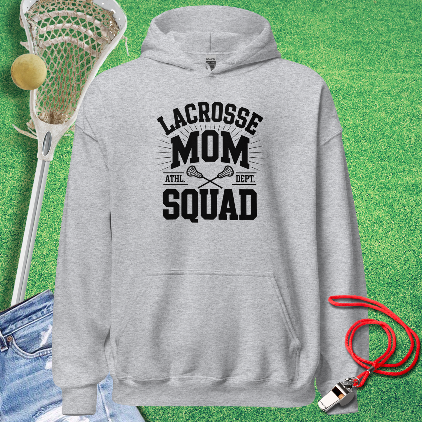 Lacrosse Mom Squad Hoodie