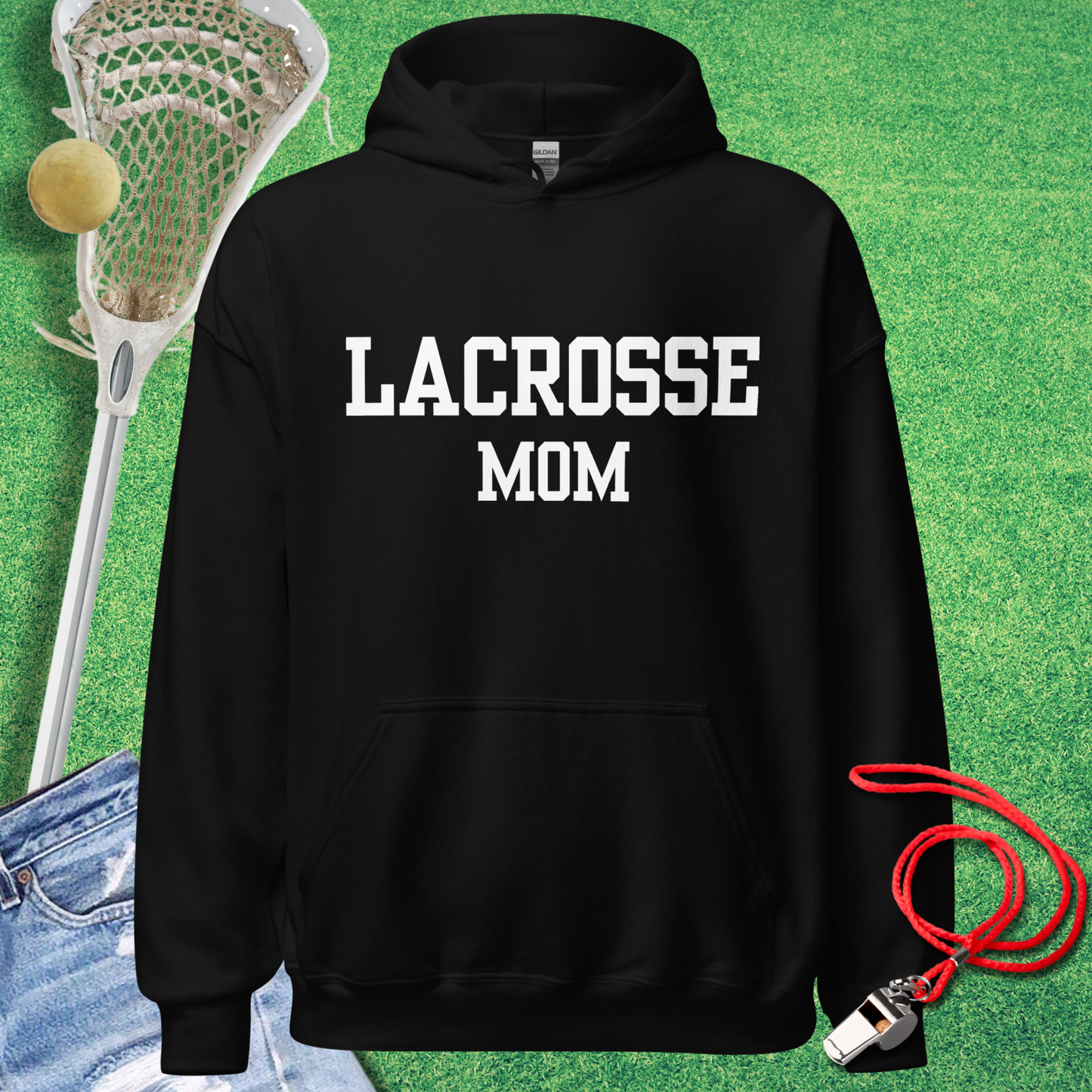 Varsity Lacrosse Mom Hoodie
