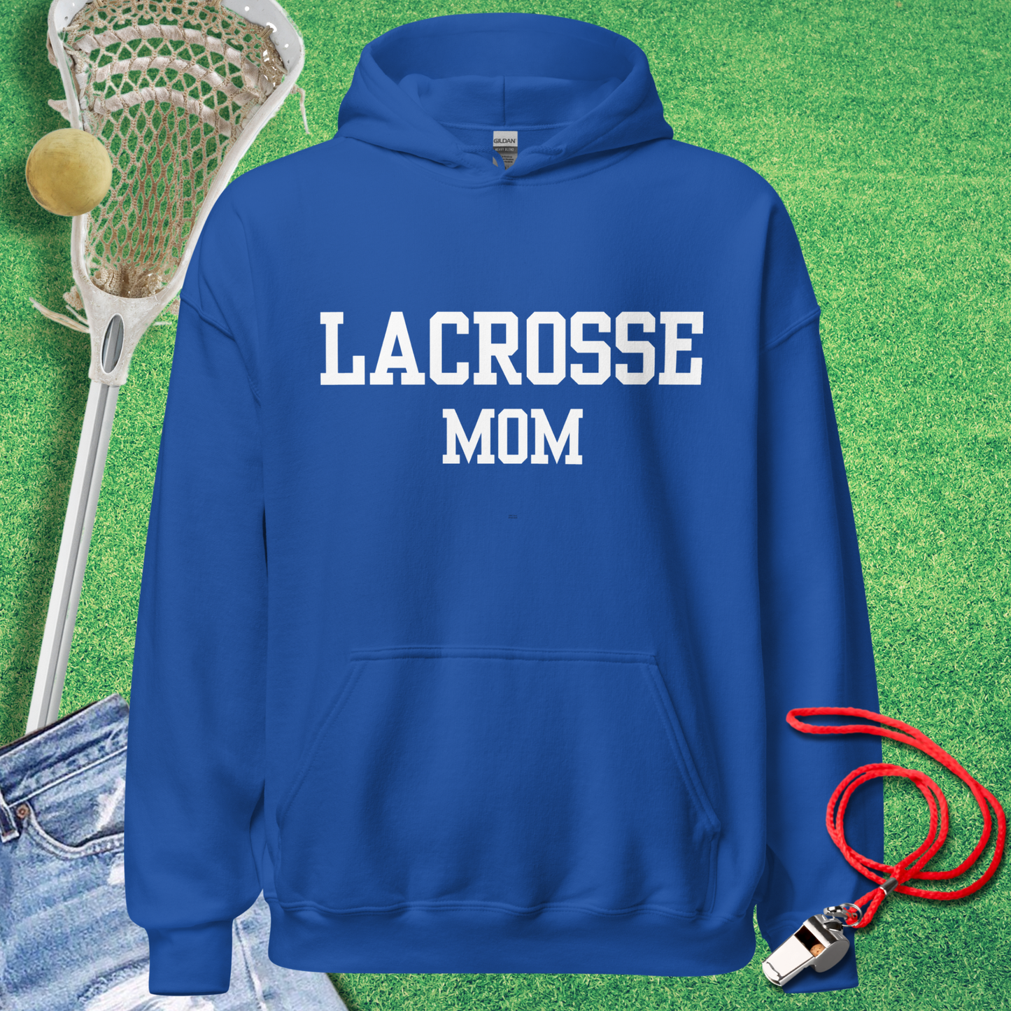 Varsity Lacrosse Mom Hoodie