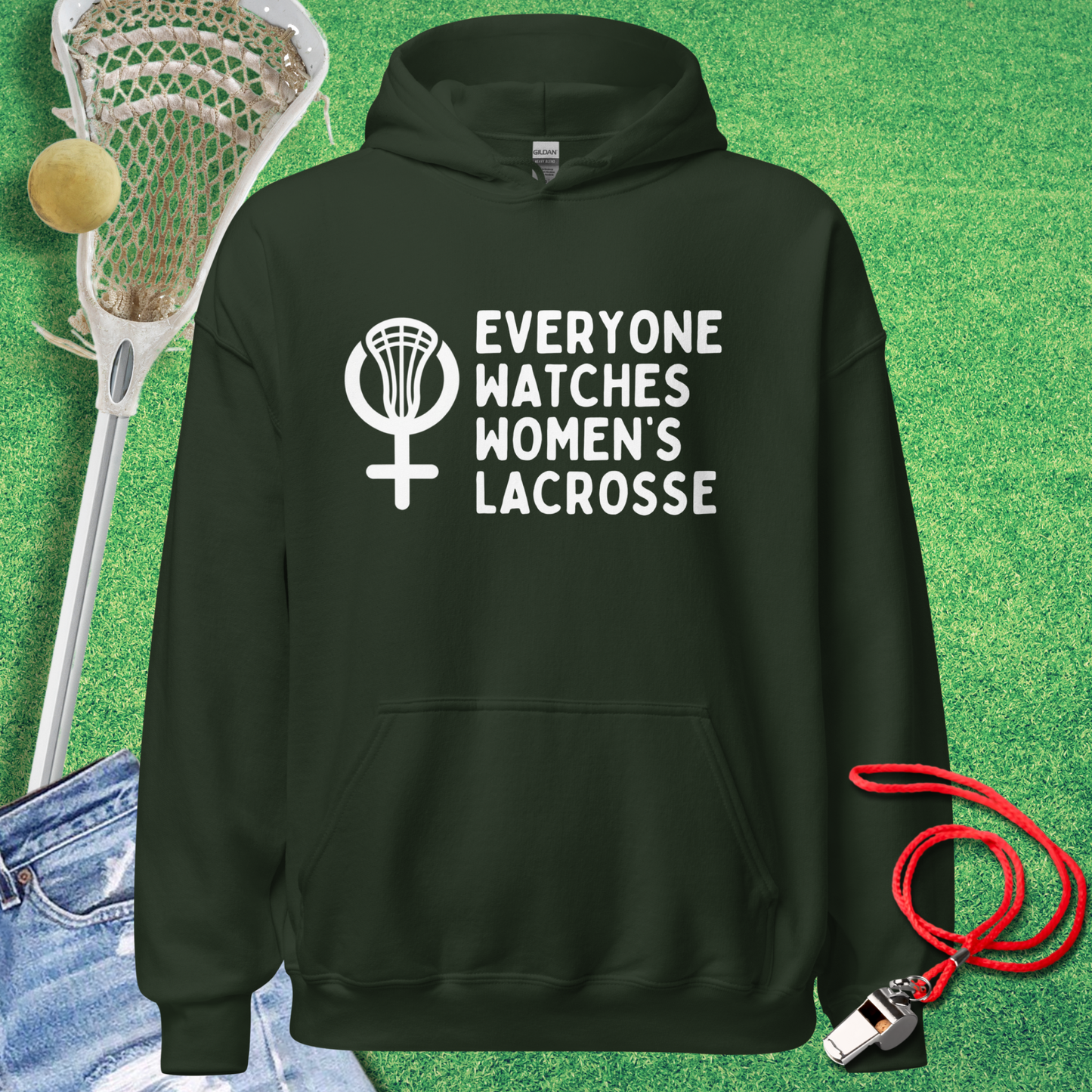 Everyone Watches Women's Lacrosse Hoodie