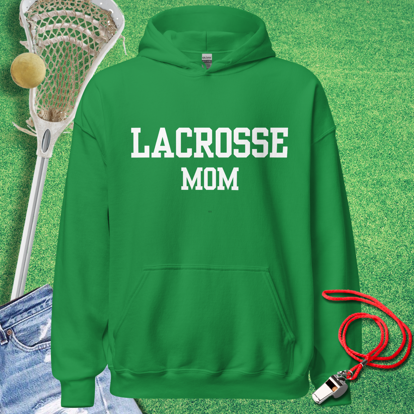 Varsity Lacrosse Mom Hoodie
