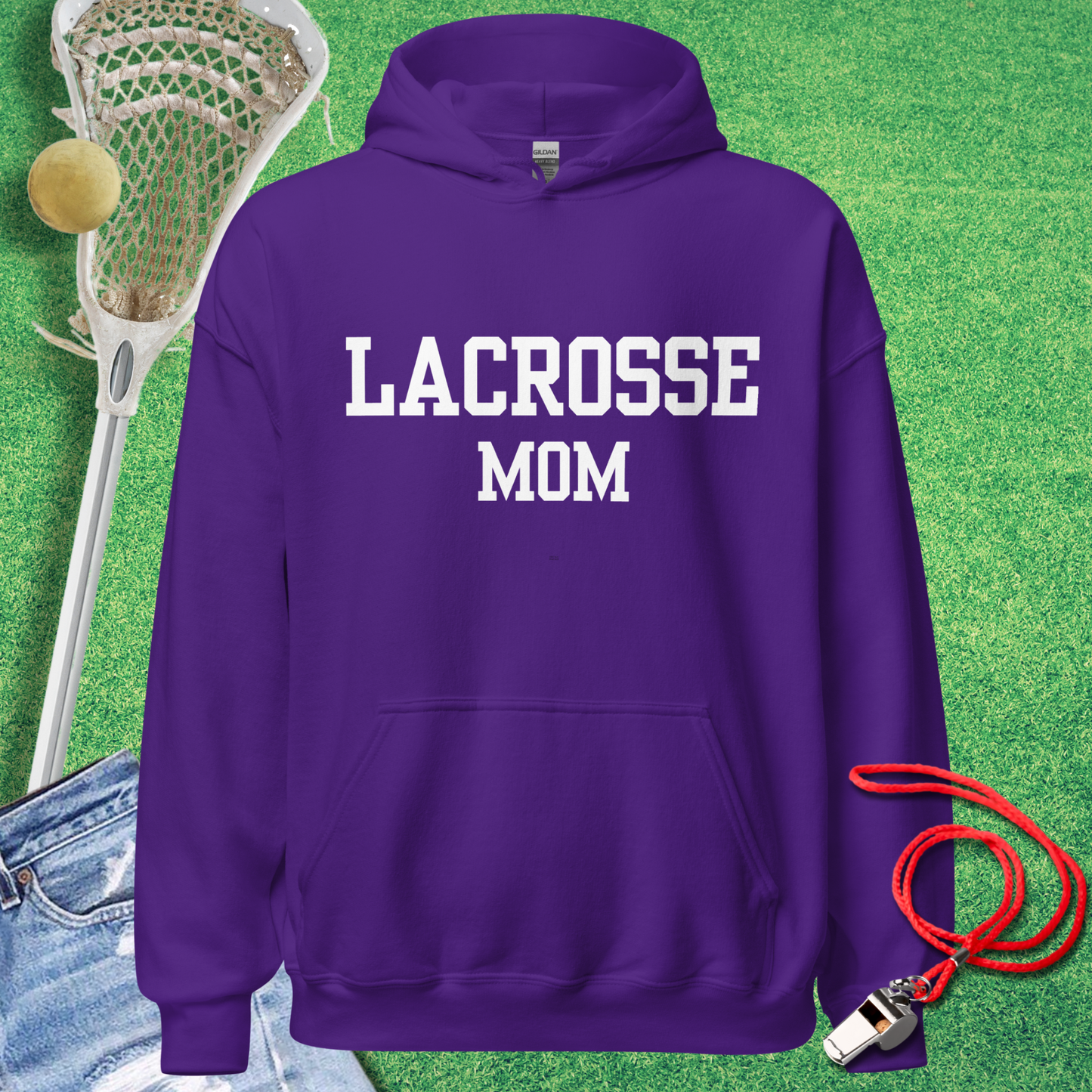 Varsity Lacrosse Mom Hoodie