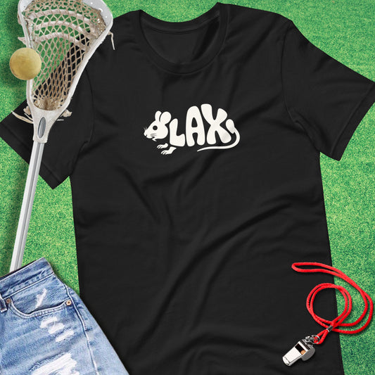 Lax Rat T-Shirt in Vintage Black - Lacrosse T-Shirt for Players and Fans | Sideline Gods