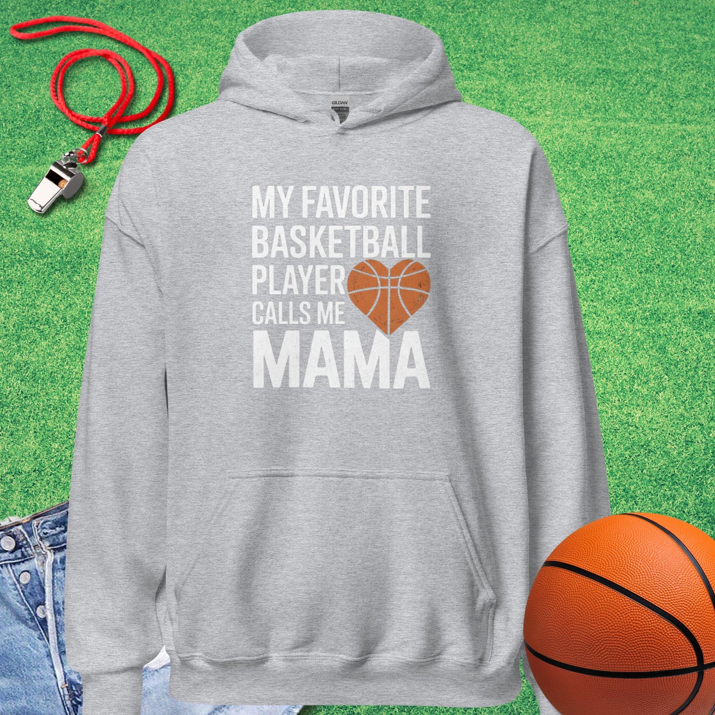 My Favorite Basketball Player Calls Me Mama Hoodie