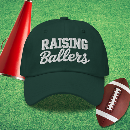 Raising Ballers Dad Hat in Spruce - [Product type] - Gift for Volleyball Dad | Sideline Gods