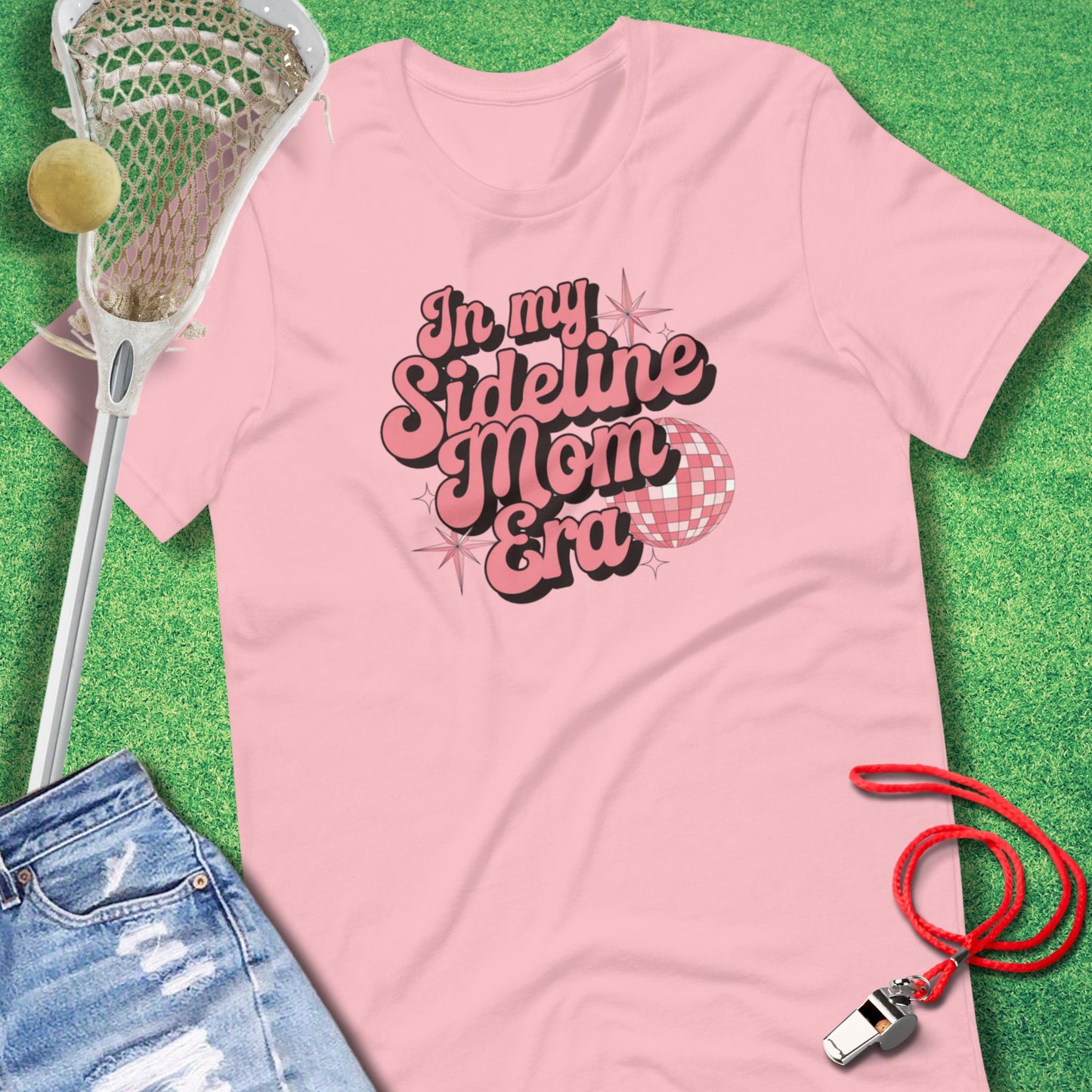 Sideline Mom Era T-Shirt in Pink - Sports Mom Tournament T-Shirt | Sideline Gods