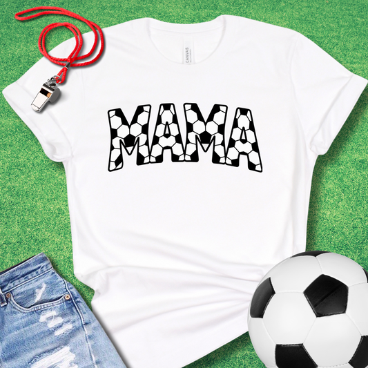 Soccer Mama T-Shirt in White - Soccer Mom T-Shirt | Sideline Gods