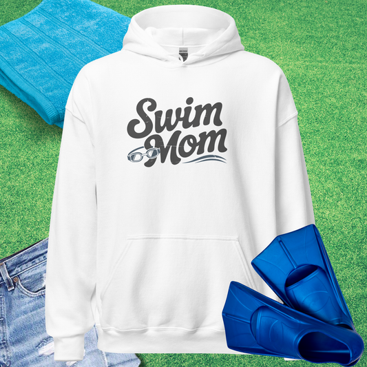 Distressed Swim Mom Hoodie