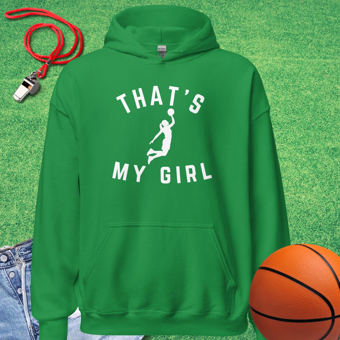 That's My Girl on the Court Hoodie