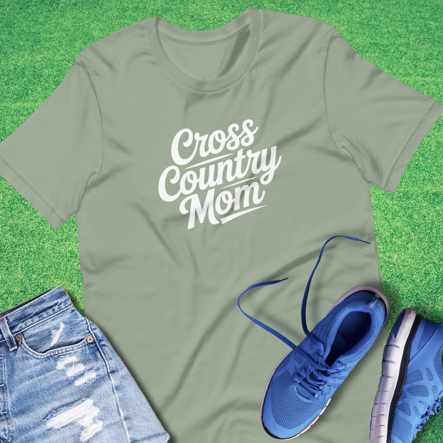 Cross Country Mom Script T-Shirt