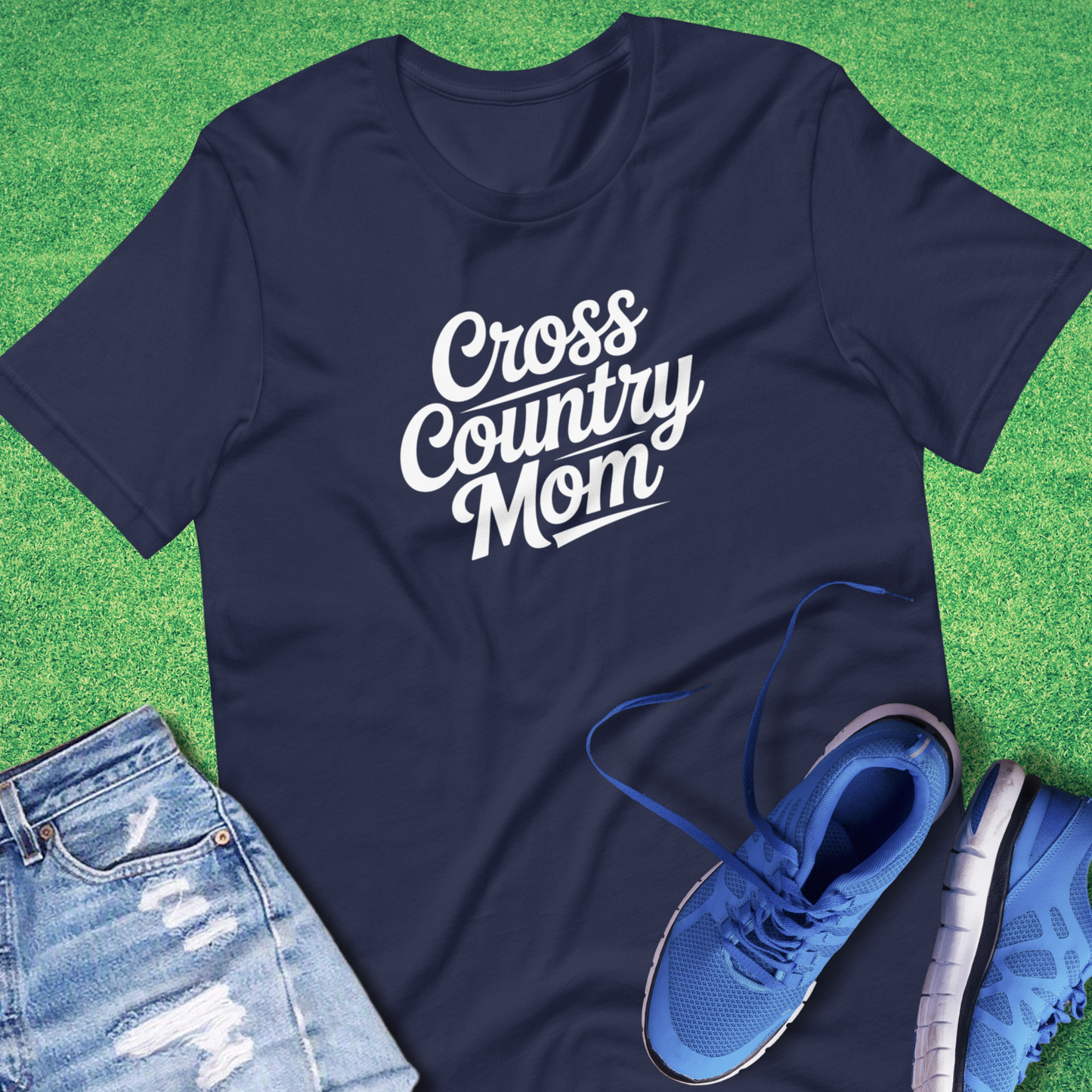 Cross Country Mom Script T-Shirt