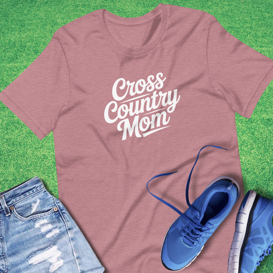 Cross Country Mom Script T-Shirt