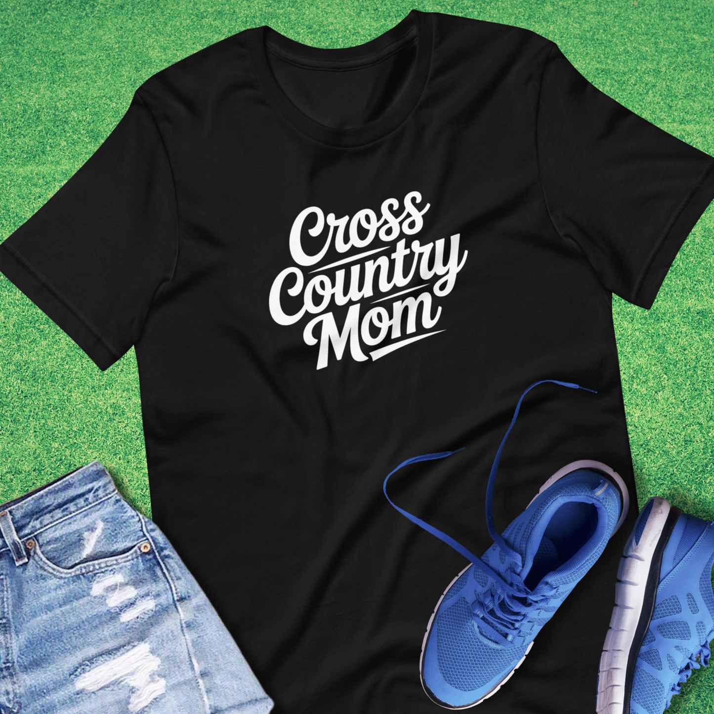Cross Country Mom Script T-Shirt