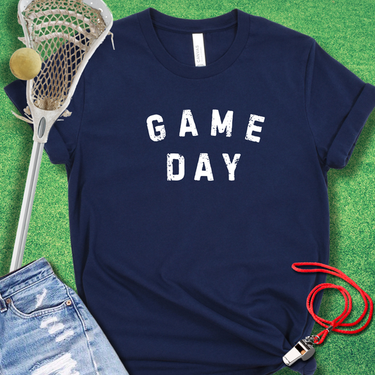 Vintage Game Day T-Shirt in Navy - Classic Game Day T-Shirt | Sideline Gods