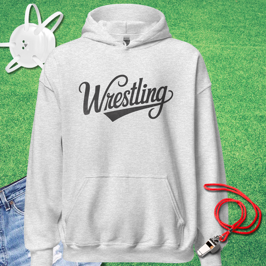 Vintage Wrestling Script Hoodie