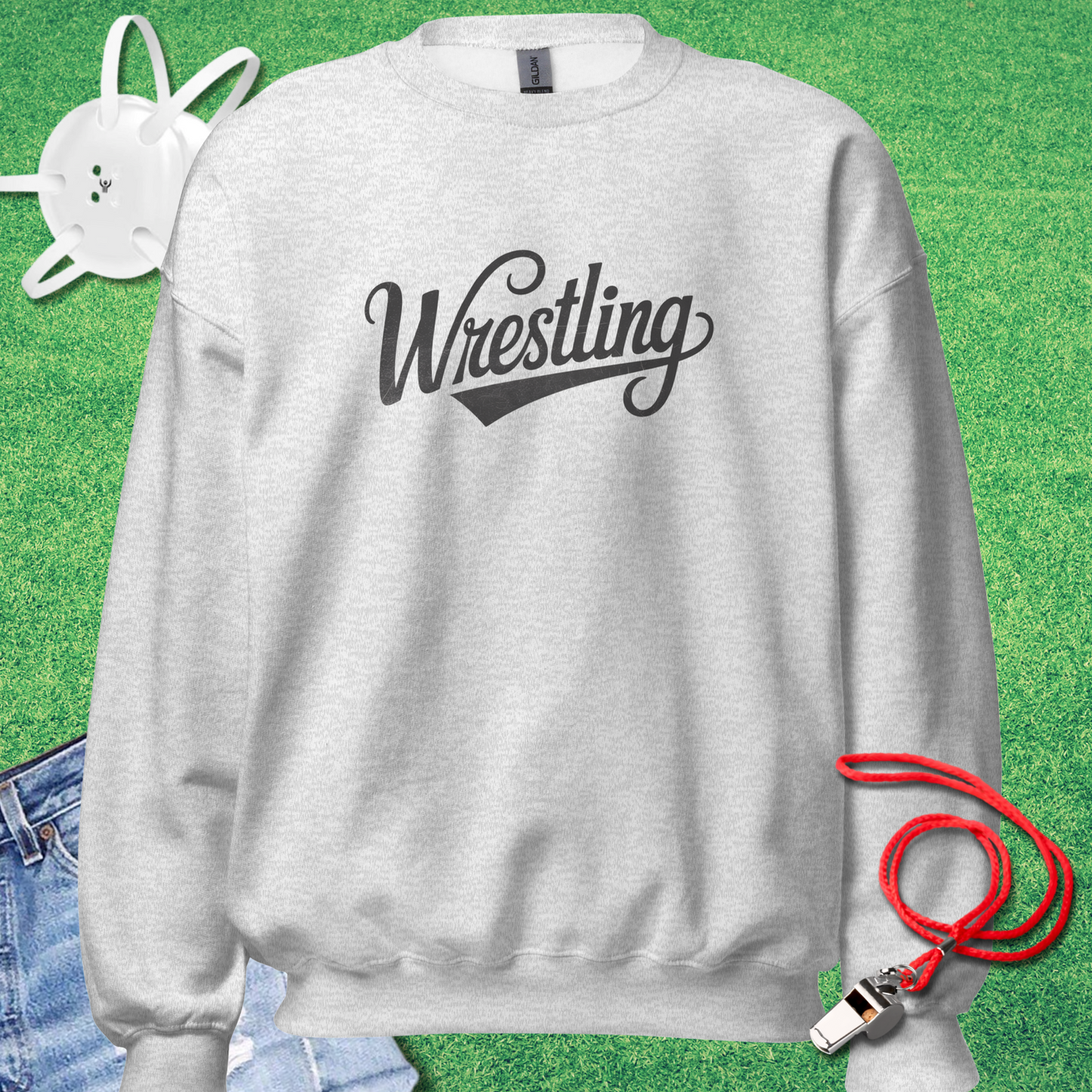 Vintage Wrestling Script Sweatshirt