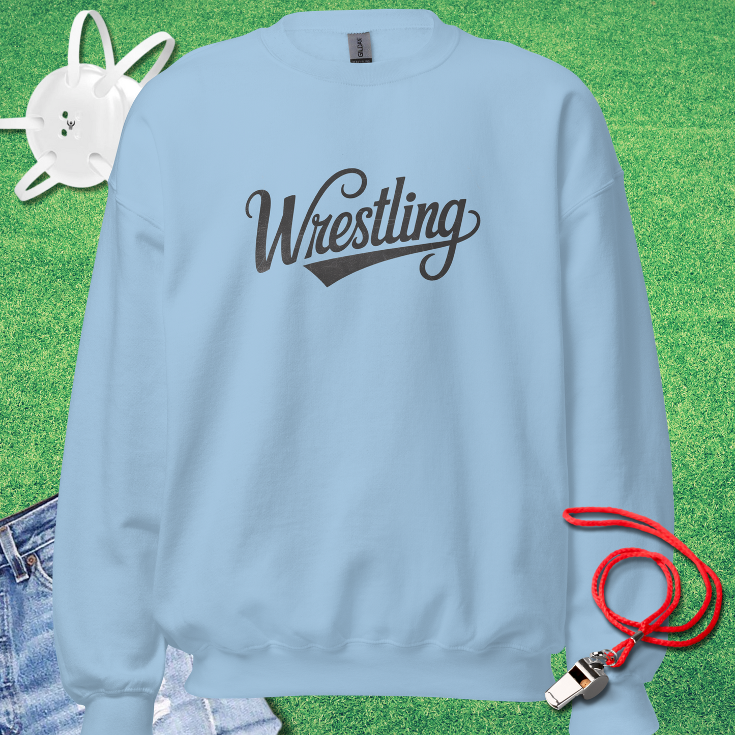 Vintage Wrestling Script Sweatshirt