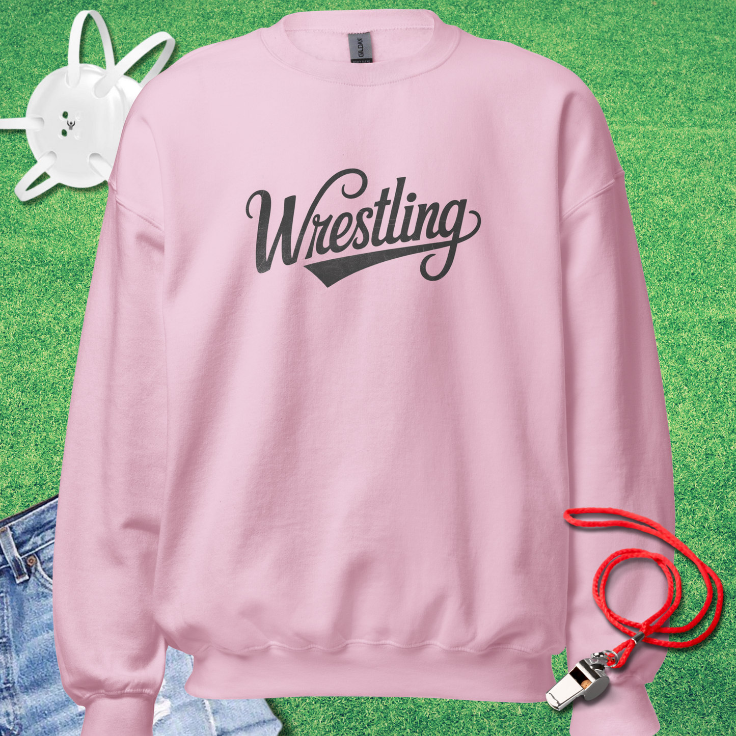 Vintage Wrestling Script Sweatshirt