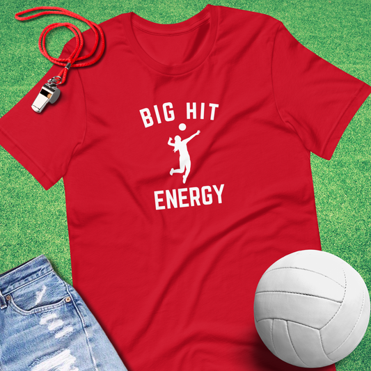 Big Volleyball Hitter Energy T-Shirt