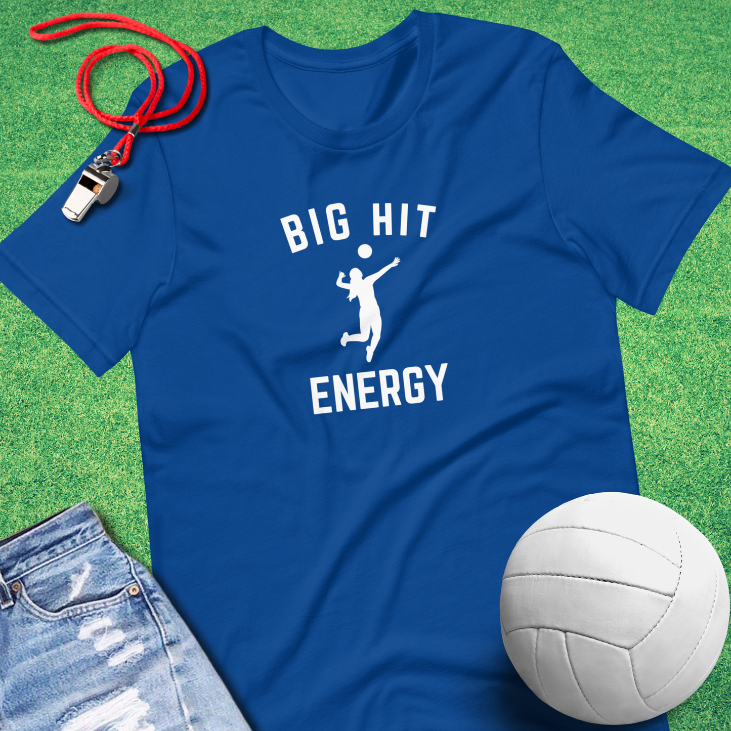 Big Volleyball Hitter Energy T-Shirt