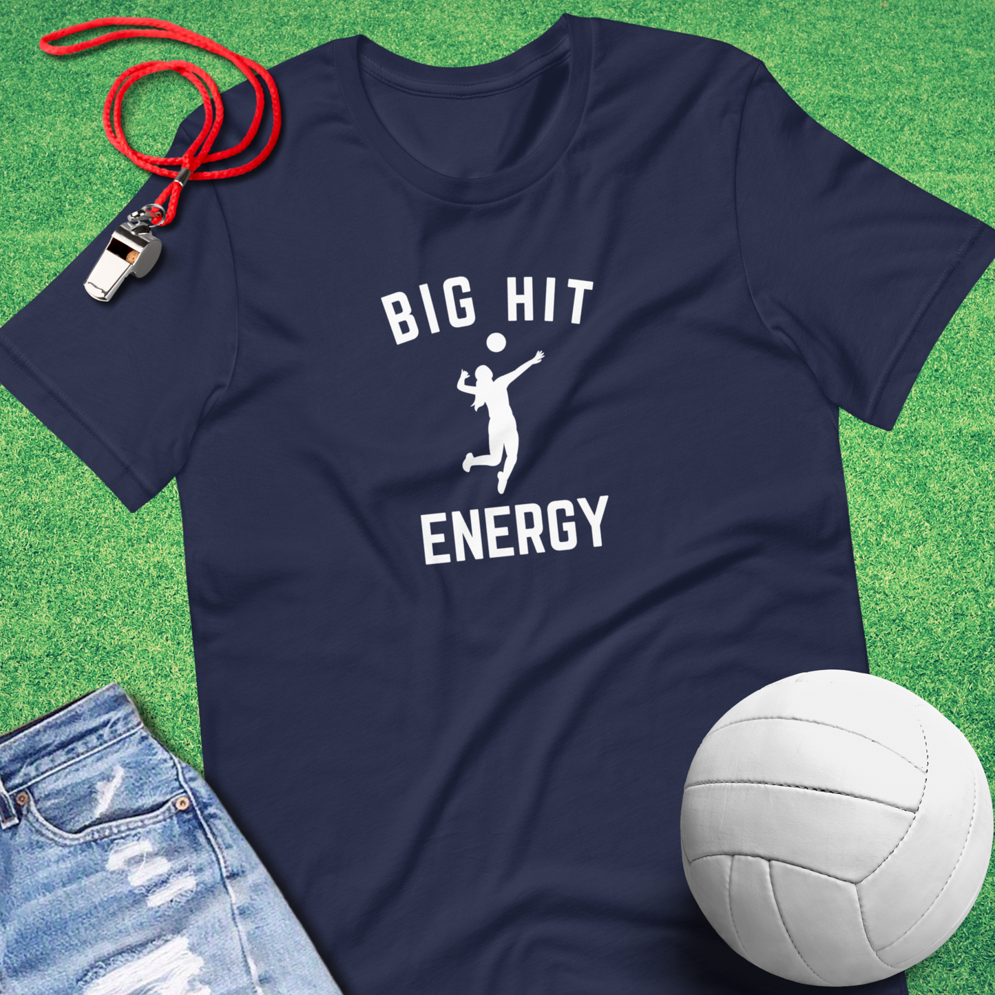 Big Volleyball Hitter Energy T-Shirt