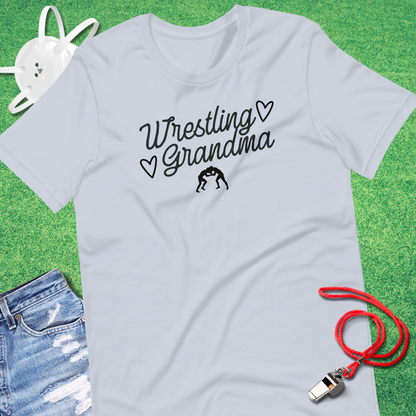 Wrestling Grandma Script T-Shirt