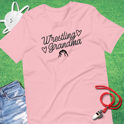 Wrestling Grandma Script T-Shirt