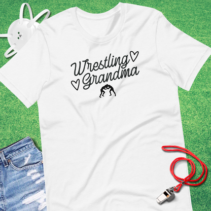 Wrestling Grandma Script T-Shirt