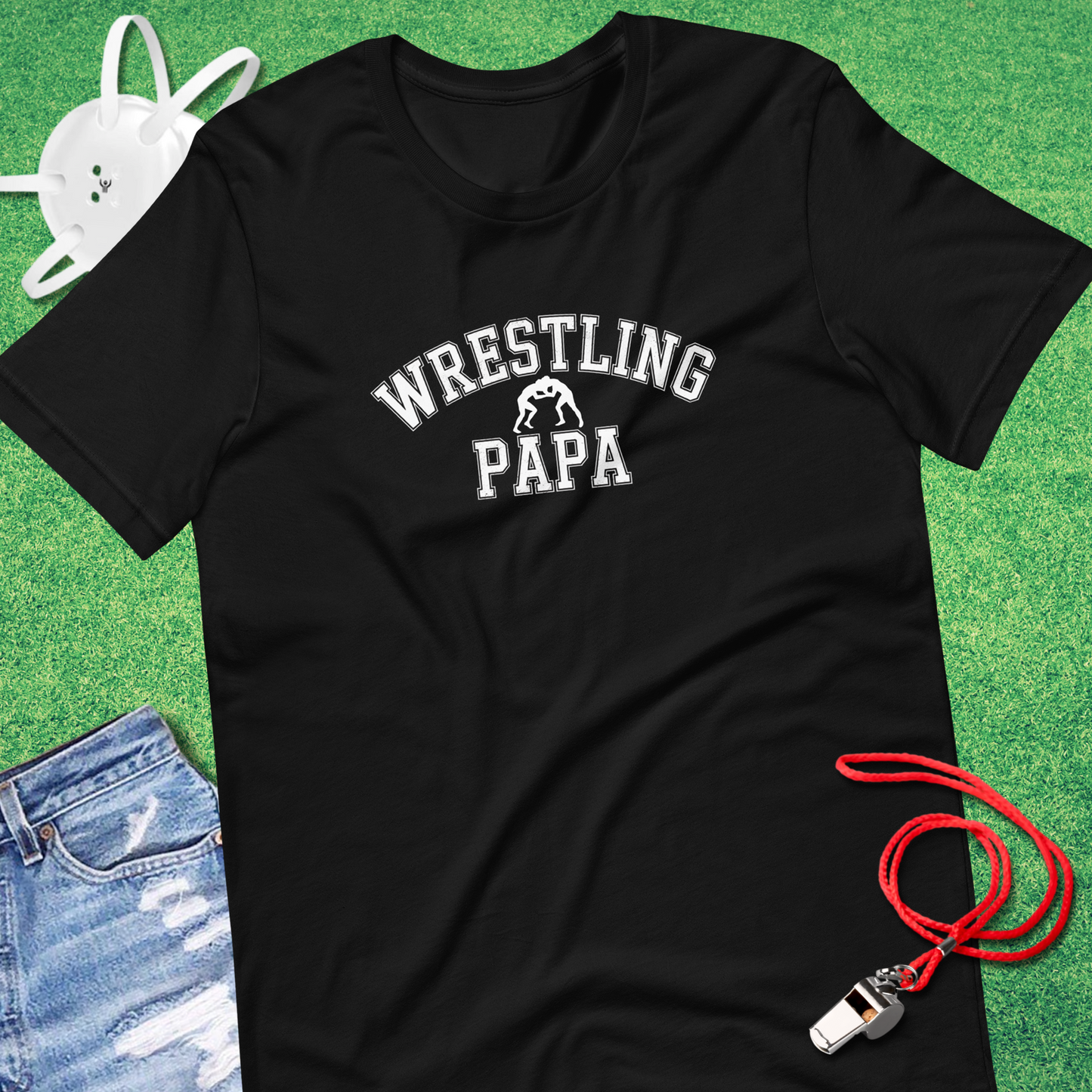 Collegiate Wrestling Papa T-Shirt