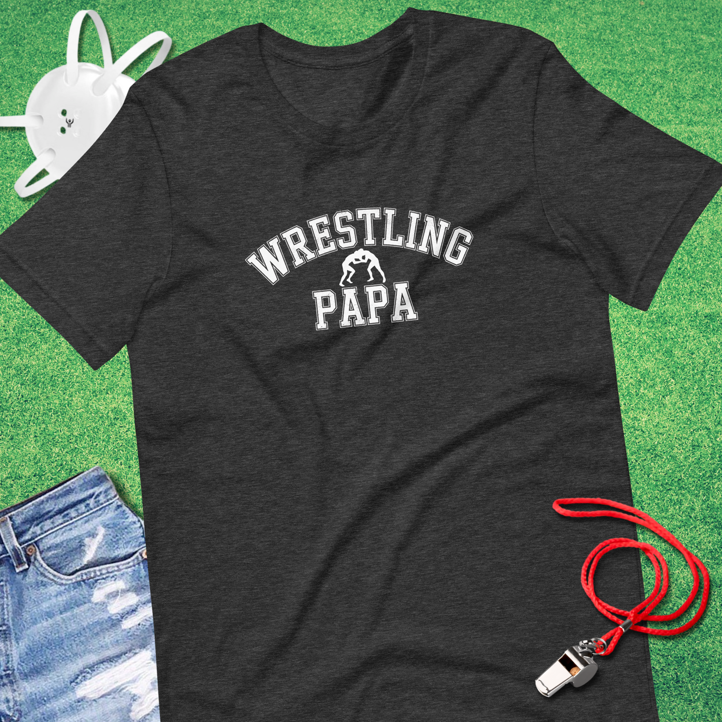 Collegiate Wrestling Papa T-Shirt