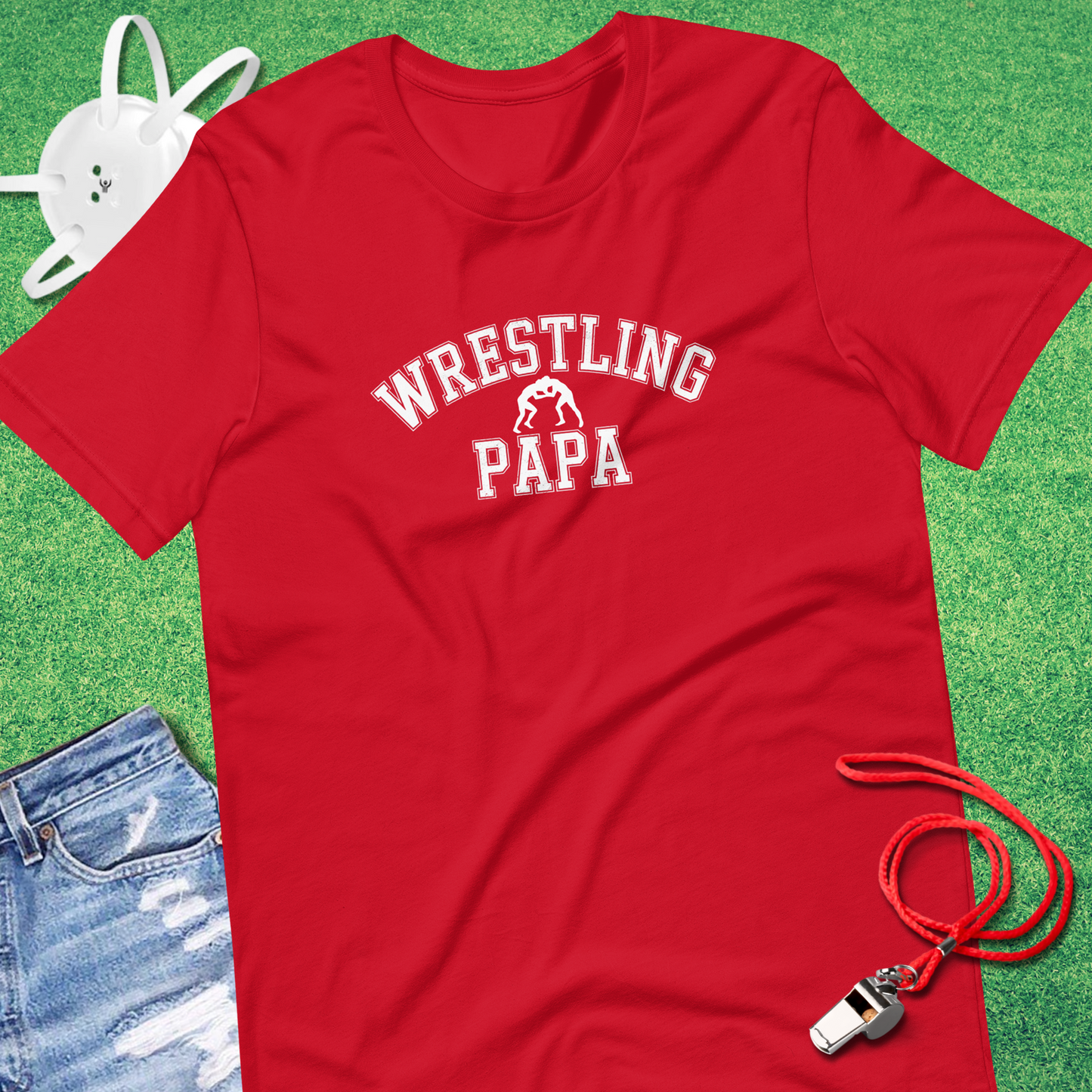 Collegiate Wrestling Papa T-Shirt