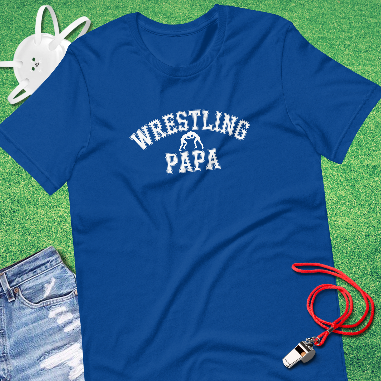 Collegiate Wrestling Papa T-Shirt