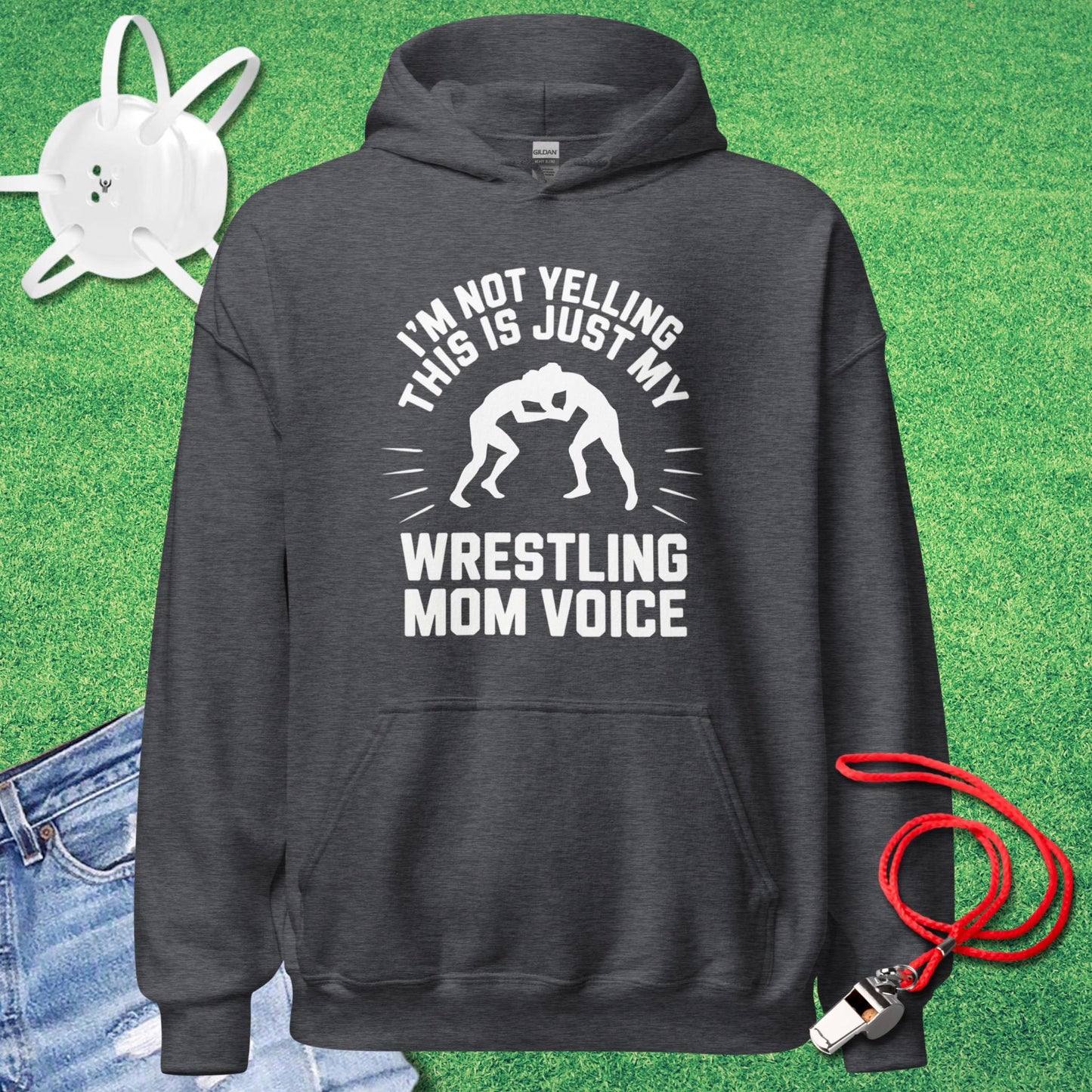 Wrestling Mom Voice Hoodie
