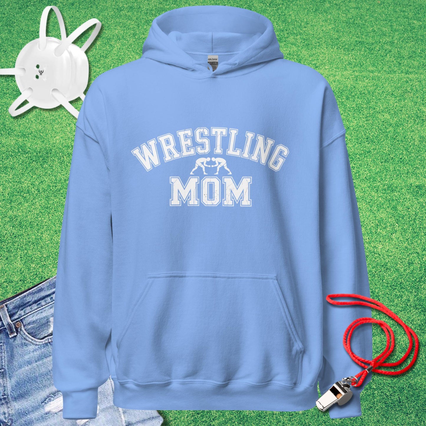 Wrestling Mom Varsity Collegiate Hoodie